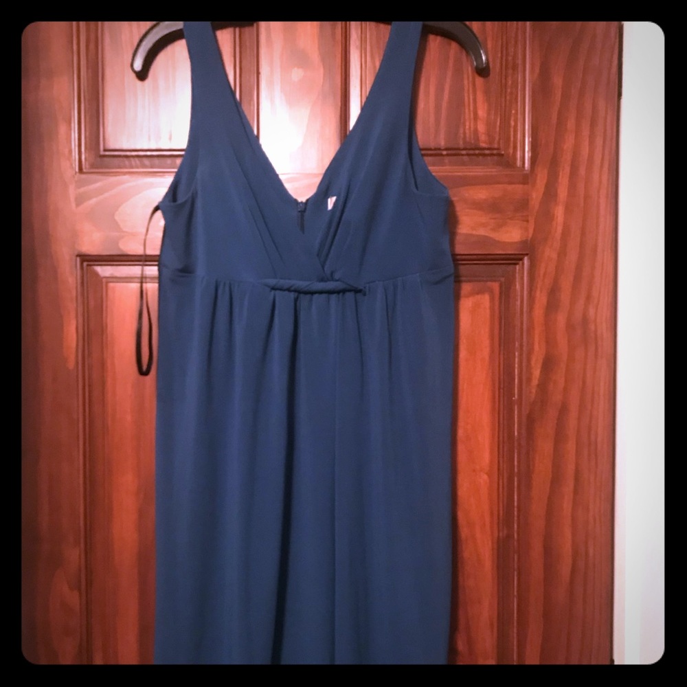 Teal sleeveless summer dress